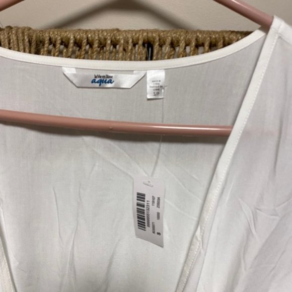 La Vie En Rose white Long sleeve coverup - Picture 3 of 4